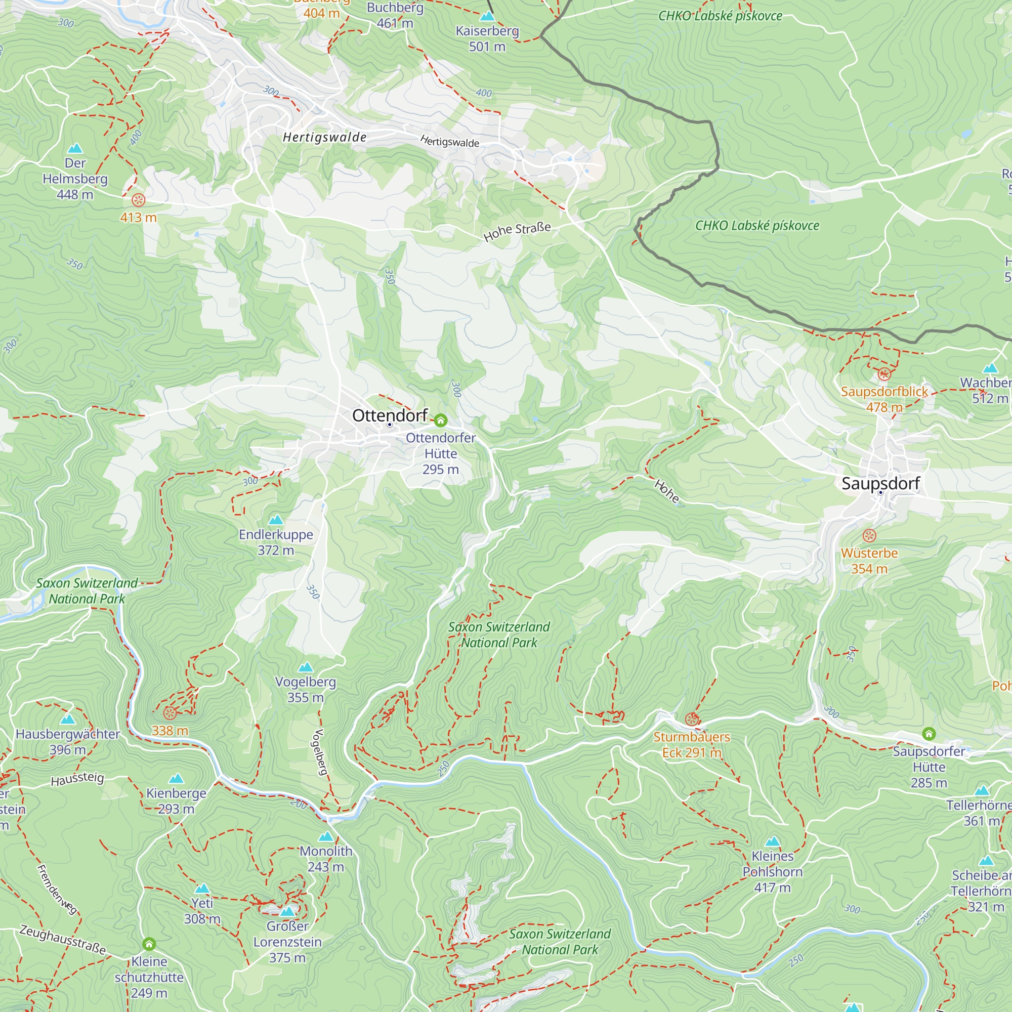 Klubhütte "Thorwaldbrüder Sebnitz" map