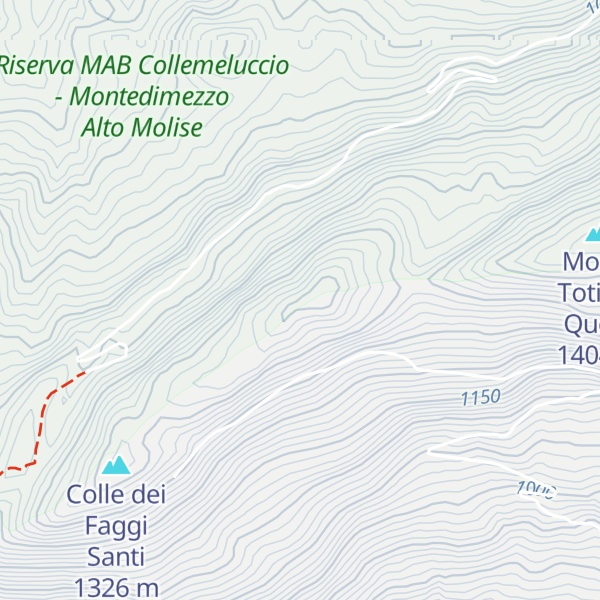 Map of Colle la Croce