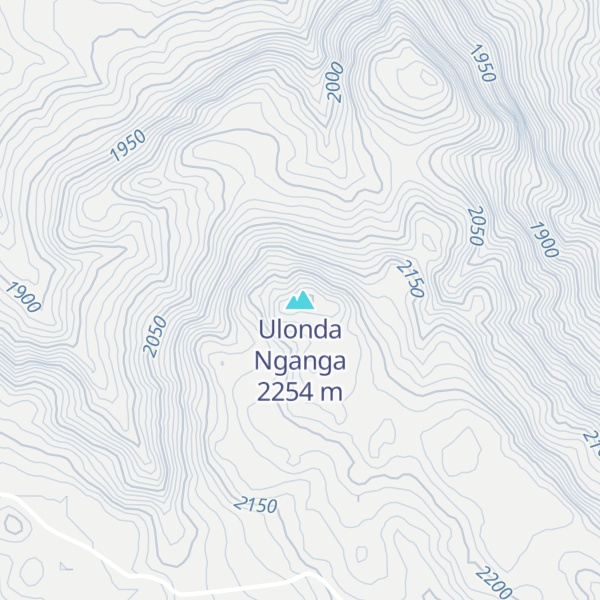 Map of Ulonda Nganga