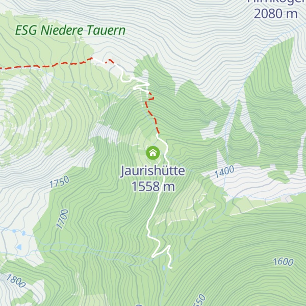 Map of Jaurishütte