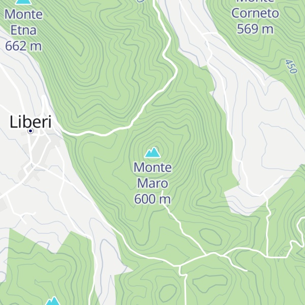 Map of Monte Maro