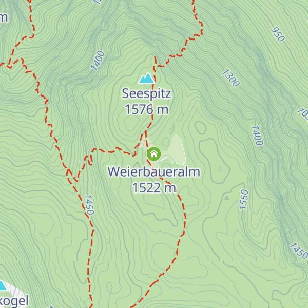 Map of Weierbaueralm