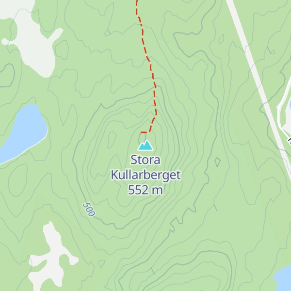 Map of Stora Kullarberget