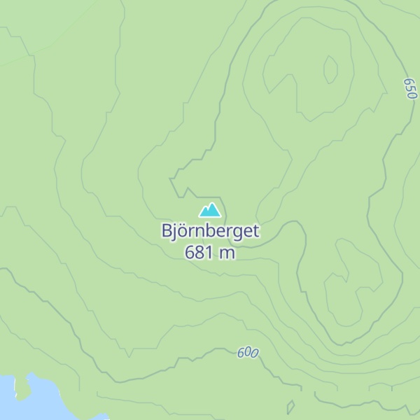Map of Björnberget