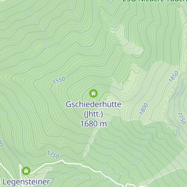 Map of Gschiederhütte (Jhtt.)