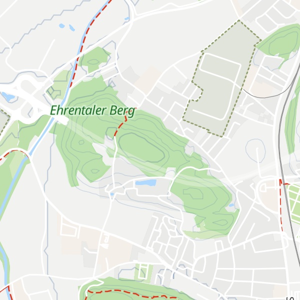 Map of Ehrentaler Berg