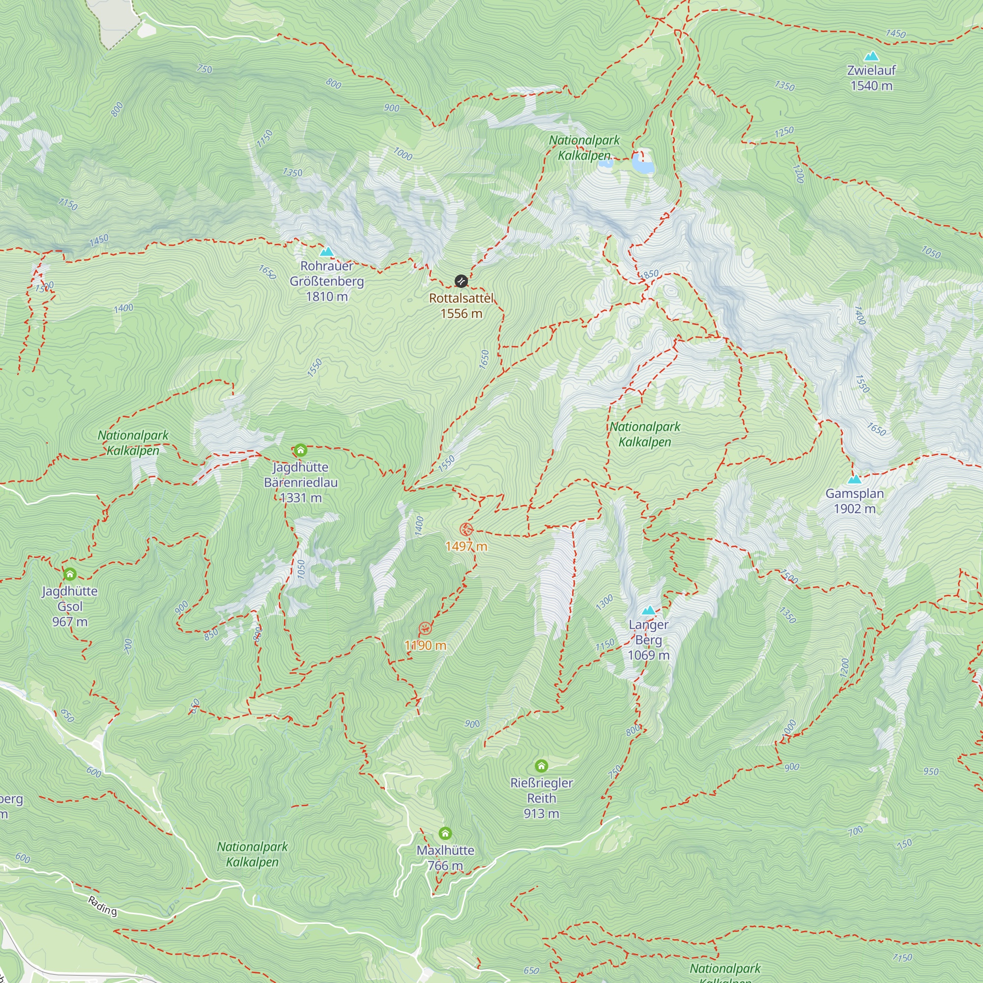 Koppenalm map