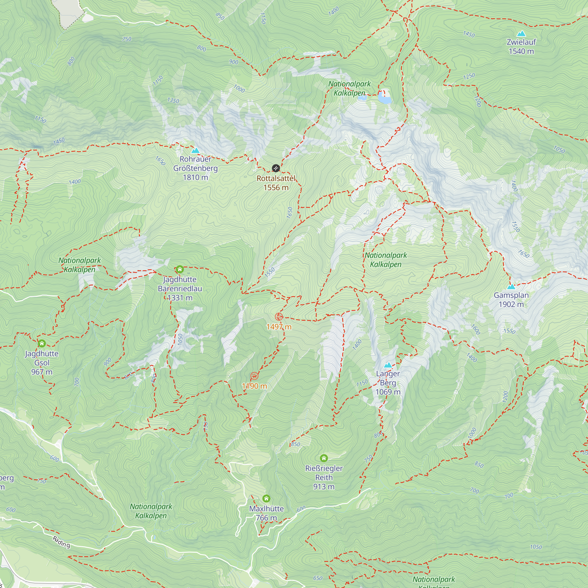 Koppenalm map