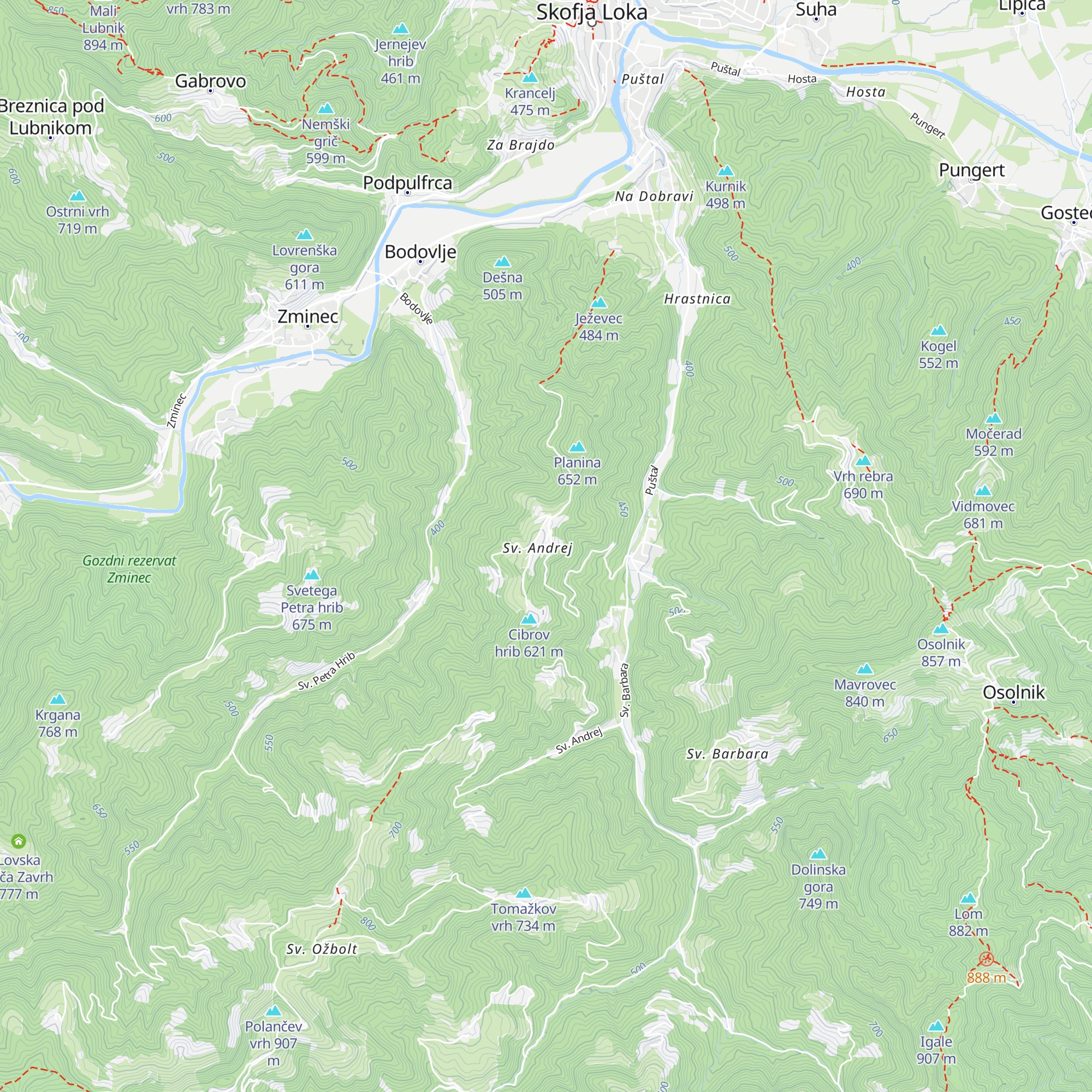 Gostilna Rupar map