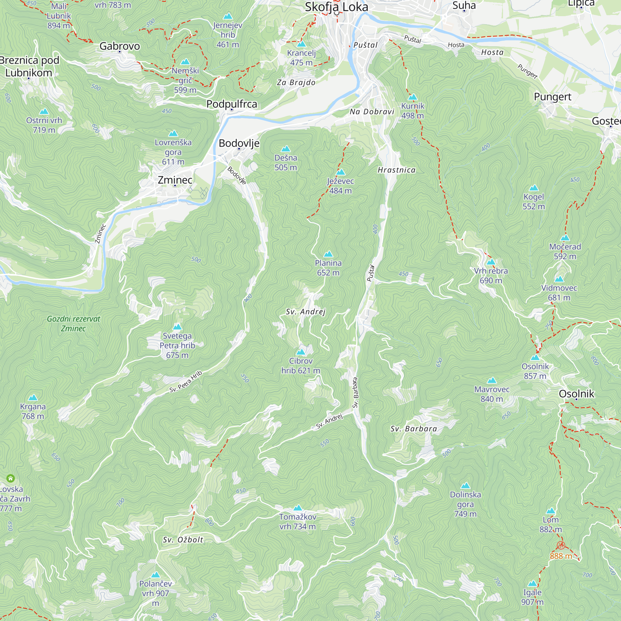 Gostilna Rupar map