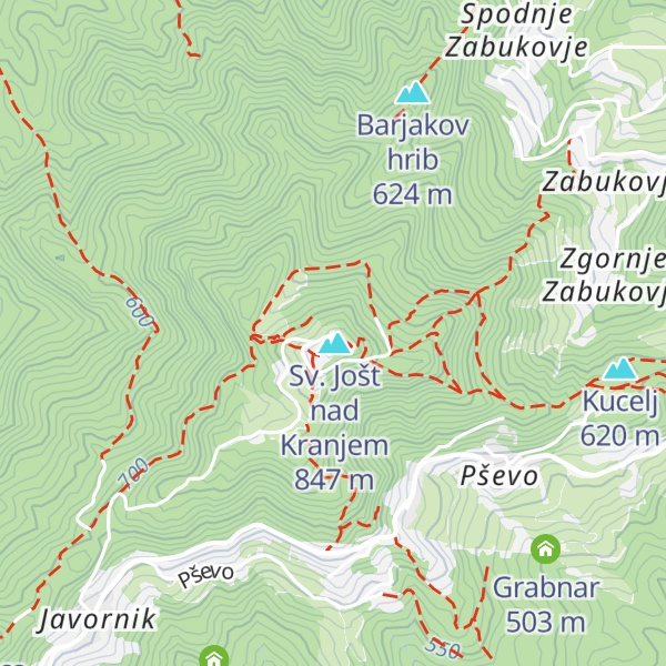 Map of Krekov dom
