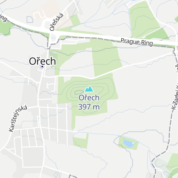 Map of Ořech