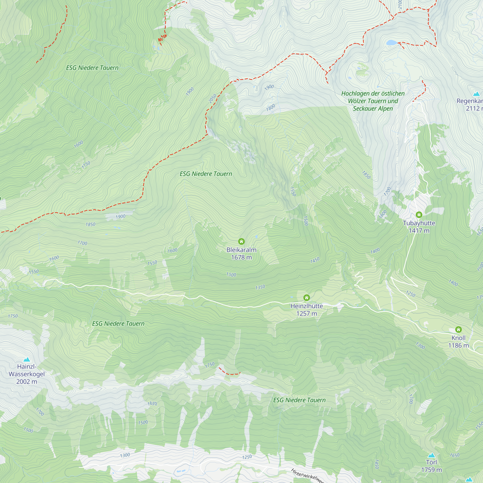 Bleikaralm map
