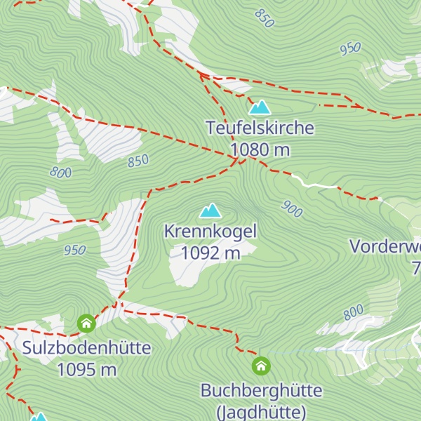 Map of Krennkogel