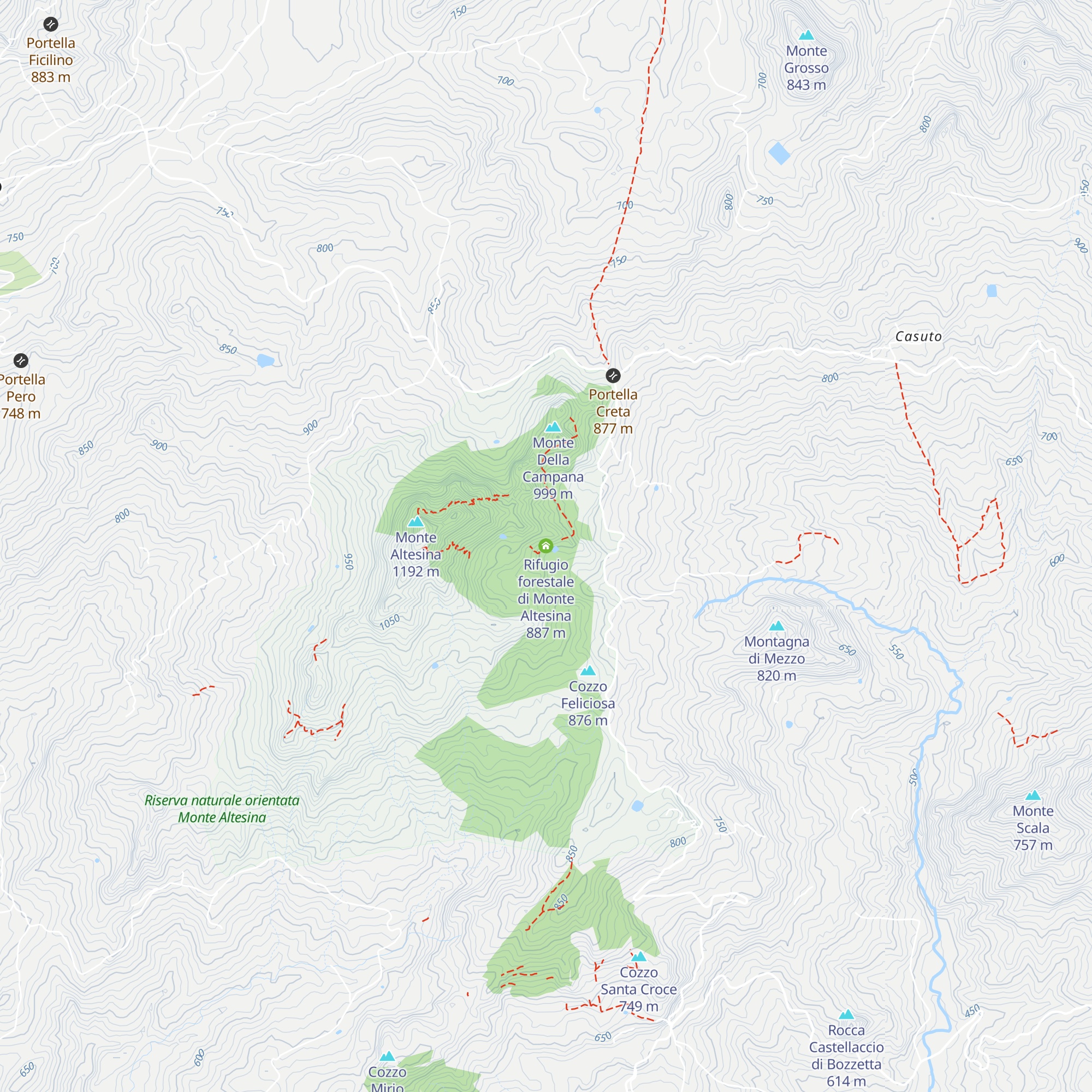 Rifugio forestale di Monte Altesina map