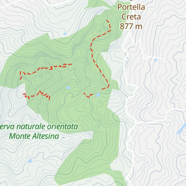 Map of Rifugio forestale di Monte Altesina