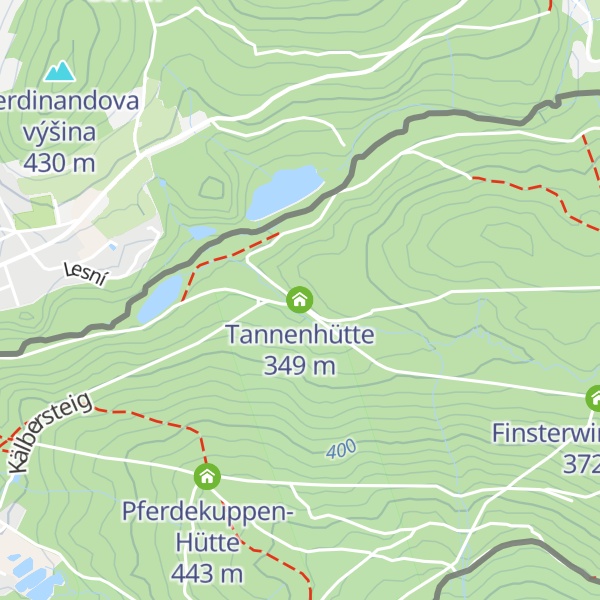 Map of Tannenhütte