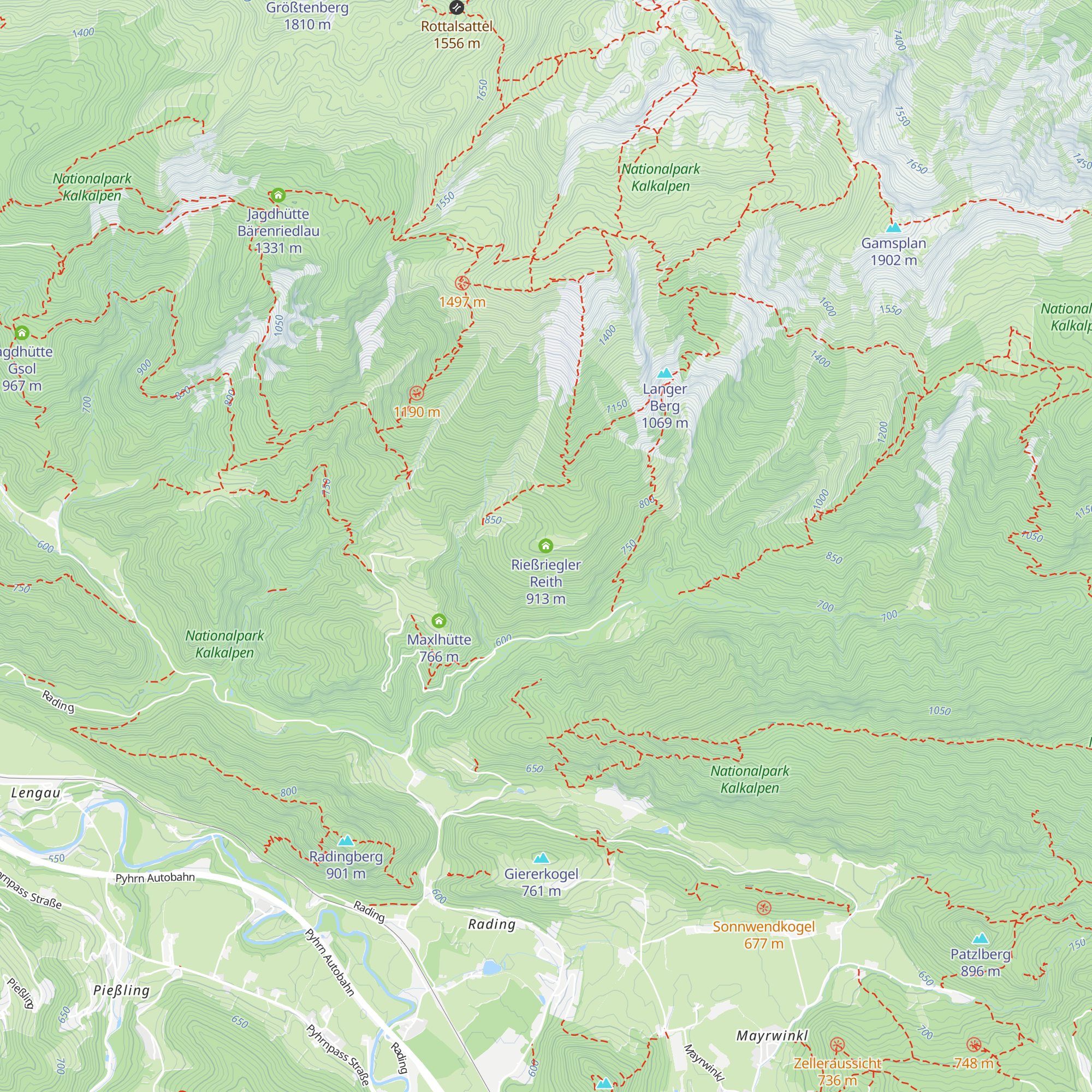 Rießriegler Reith map