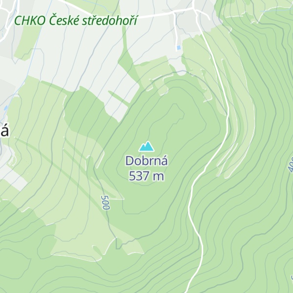 Map of Dobrná