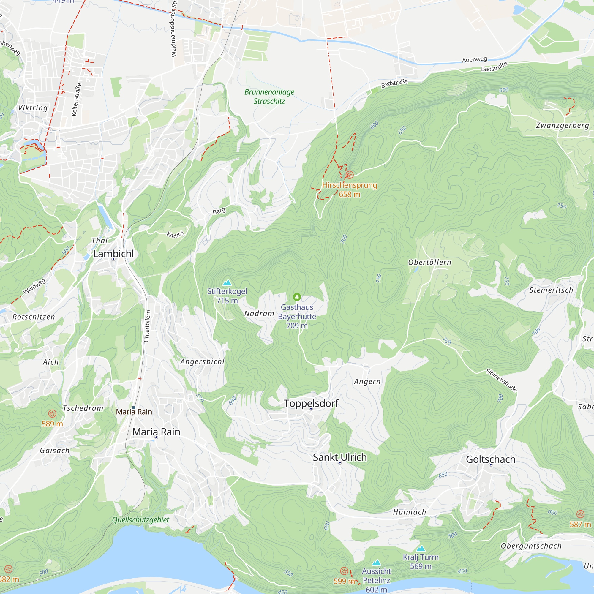 Gasthaus Bayerhütte map