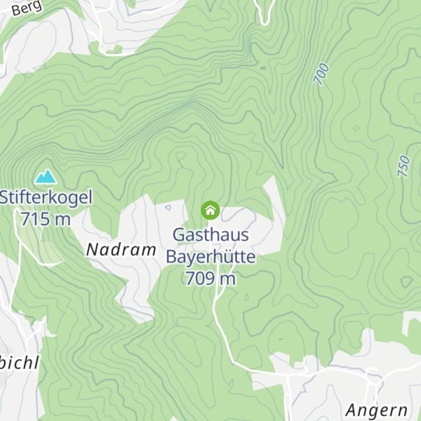 Map of Gasthaus Bayerhütte
