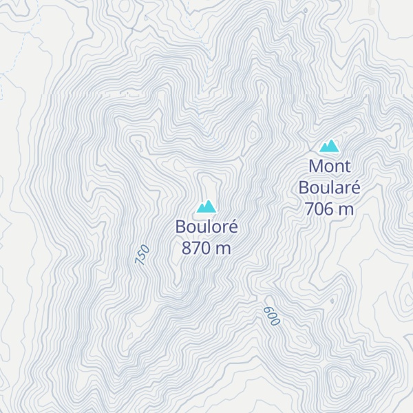 Map of Bouloré