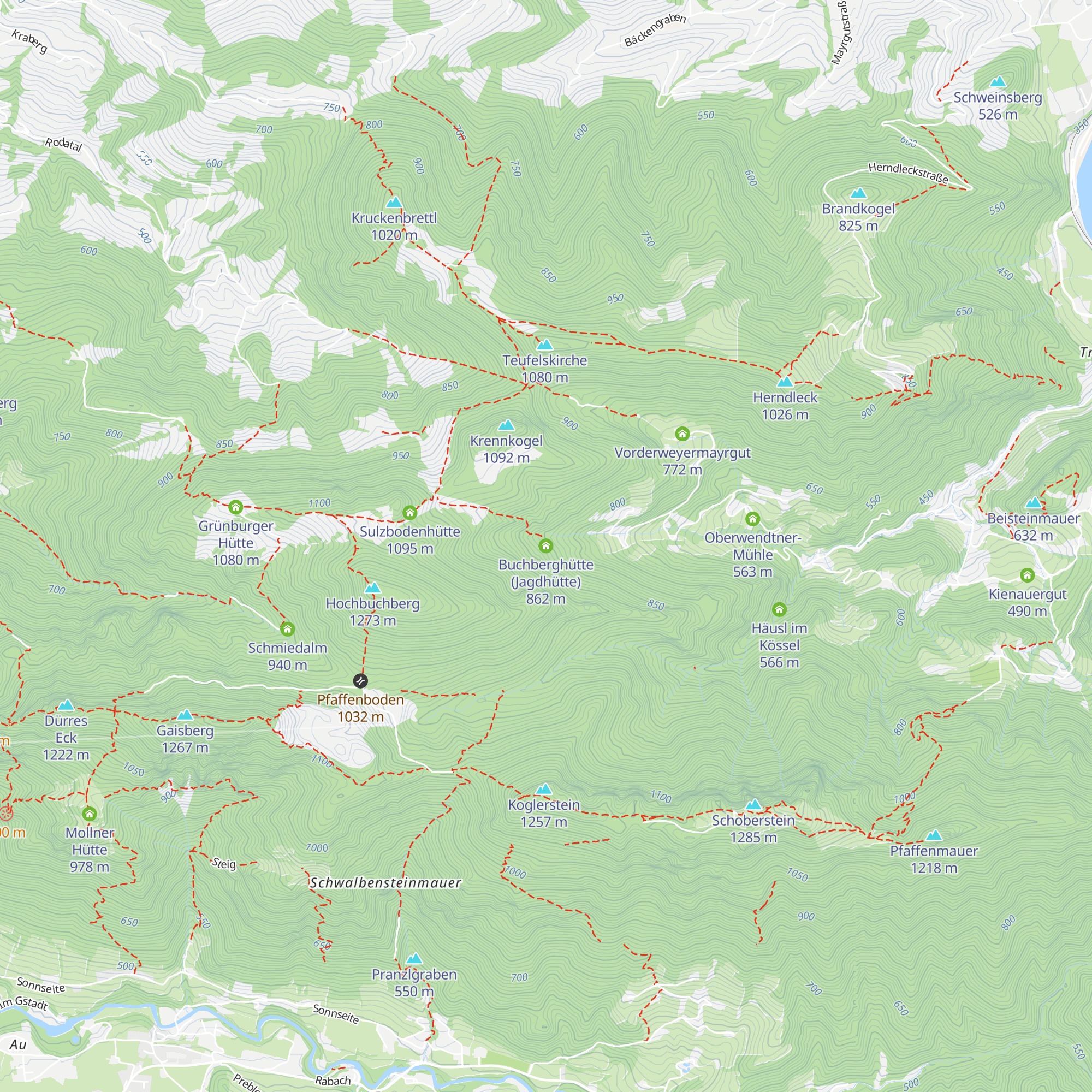 Buchberghütte (Jagdhütte) map