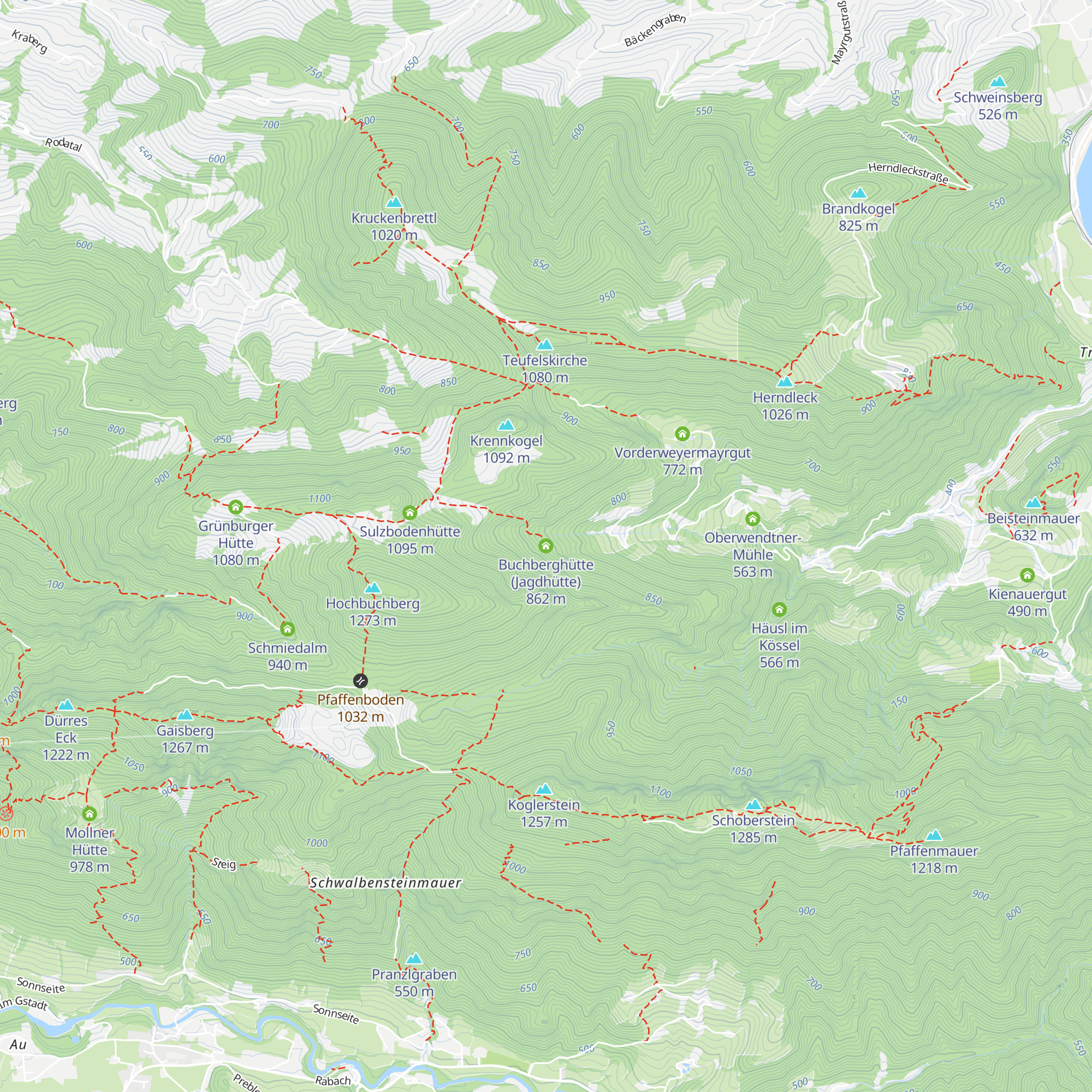 Buchberghütte (Jagdhütte) map