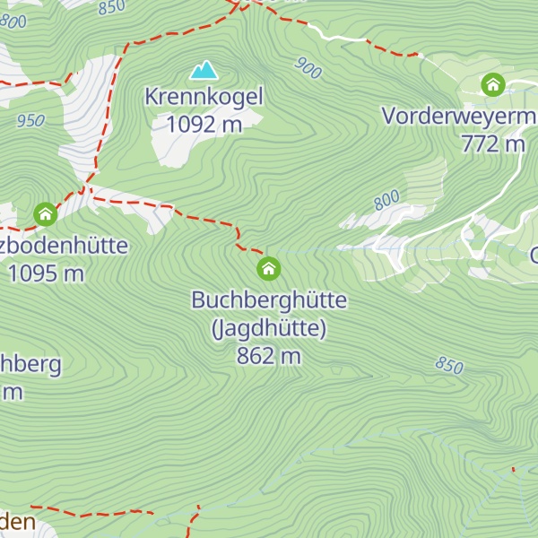 Map of Buchberghütte (Jagdhütte)