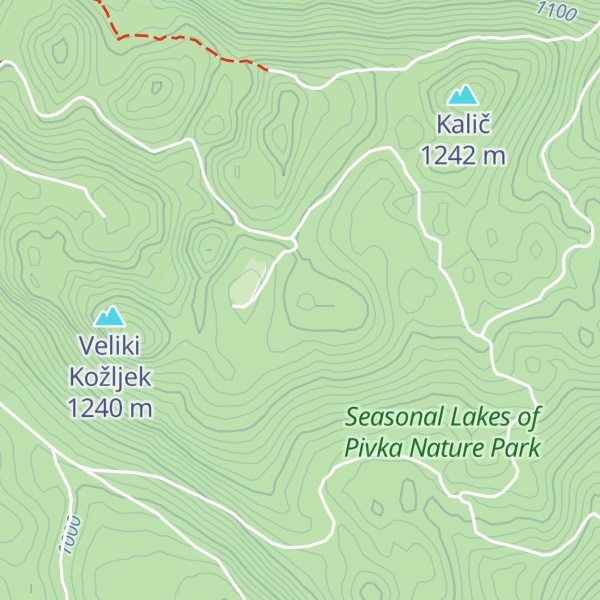 Map of Grubeljski grič
