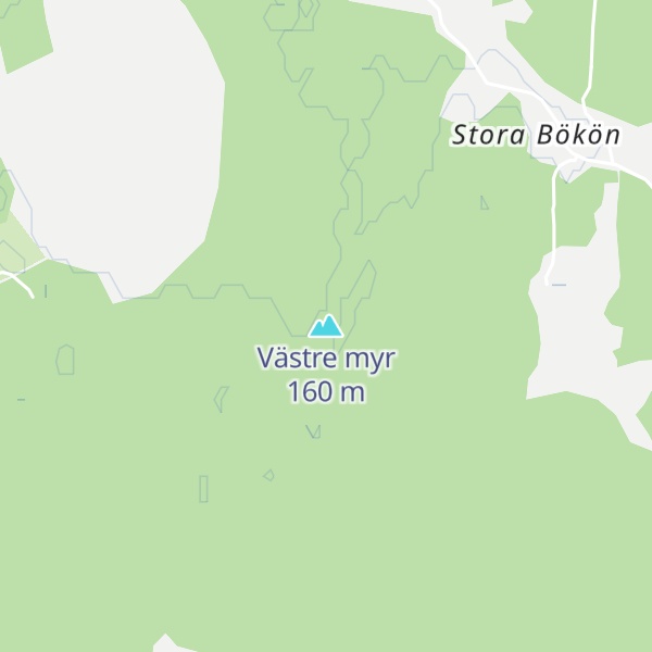 Map of Västre myr