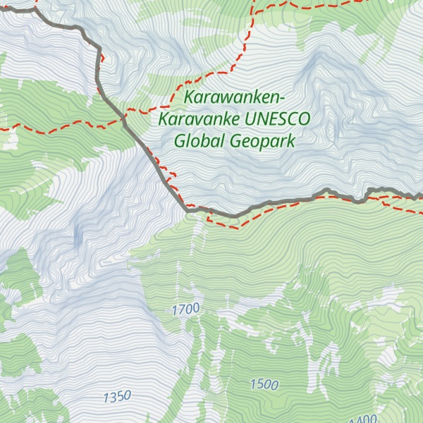 Map of Veliki vrh / Hochturm