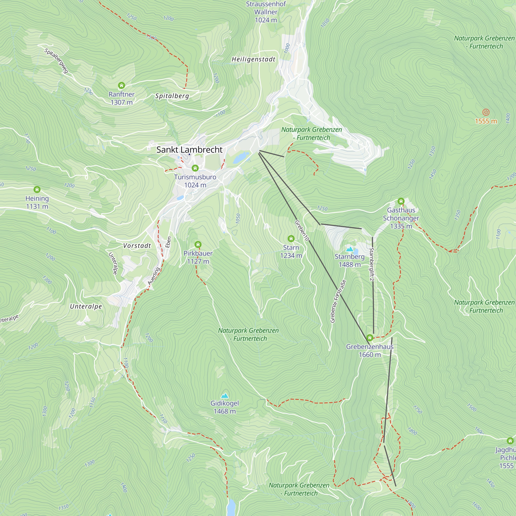Simabauer map