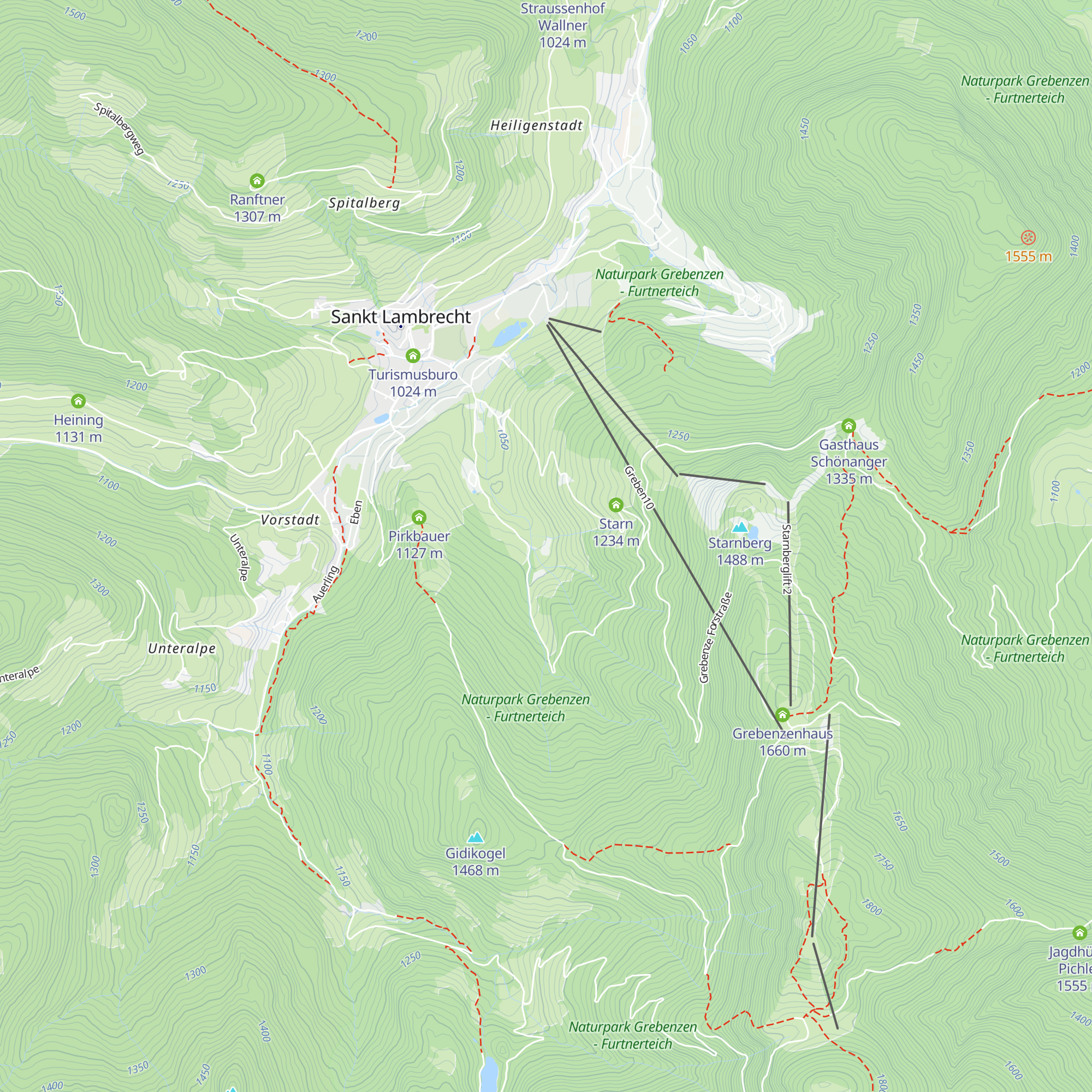 Simabauer map
