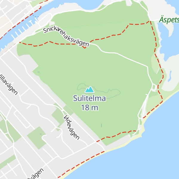 Map of Sulitelma