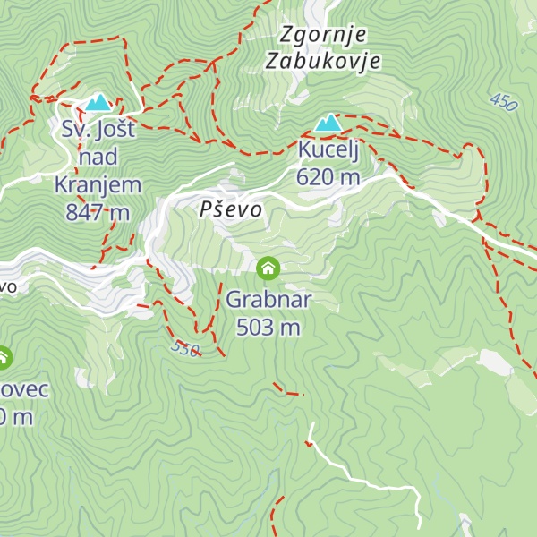 Map of Grabnar