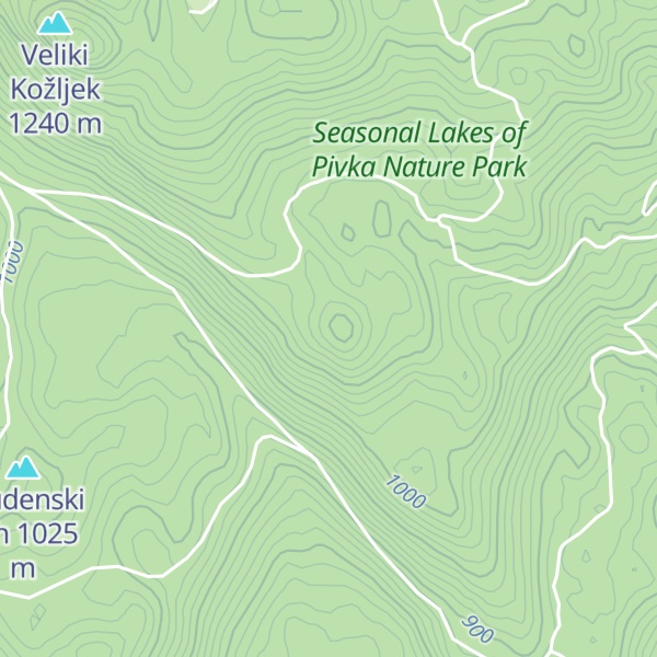 Map of Mali Kožljek