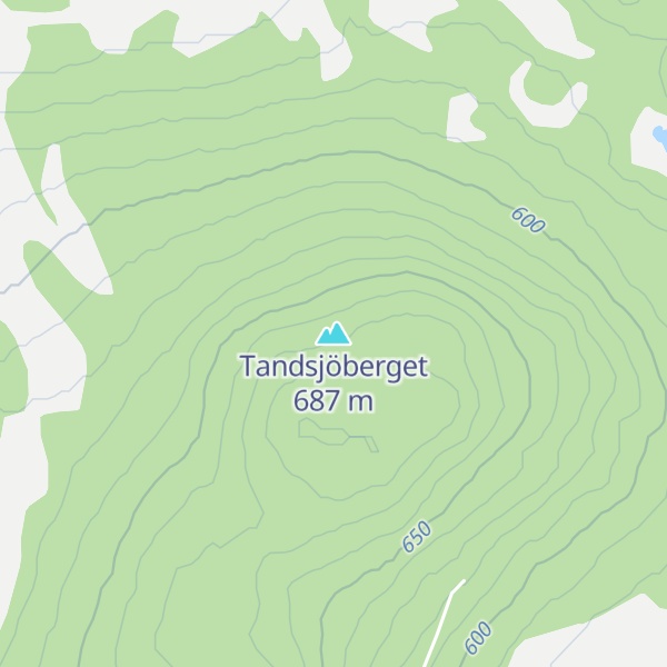Map of Tandsjöberget