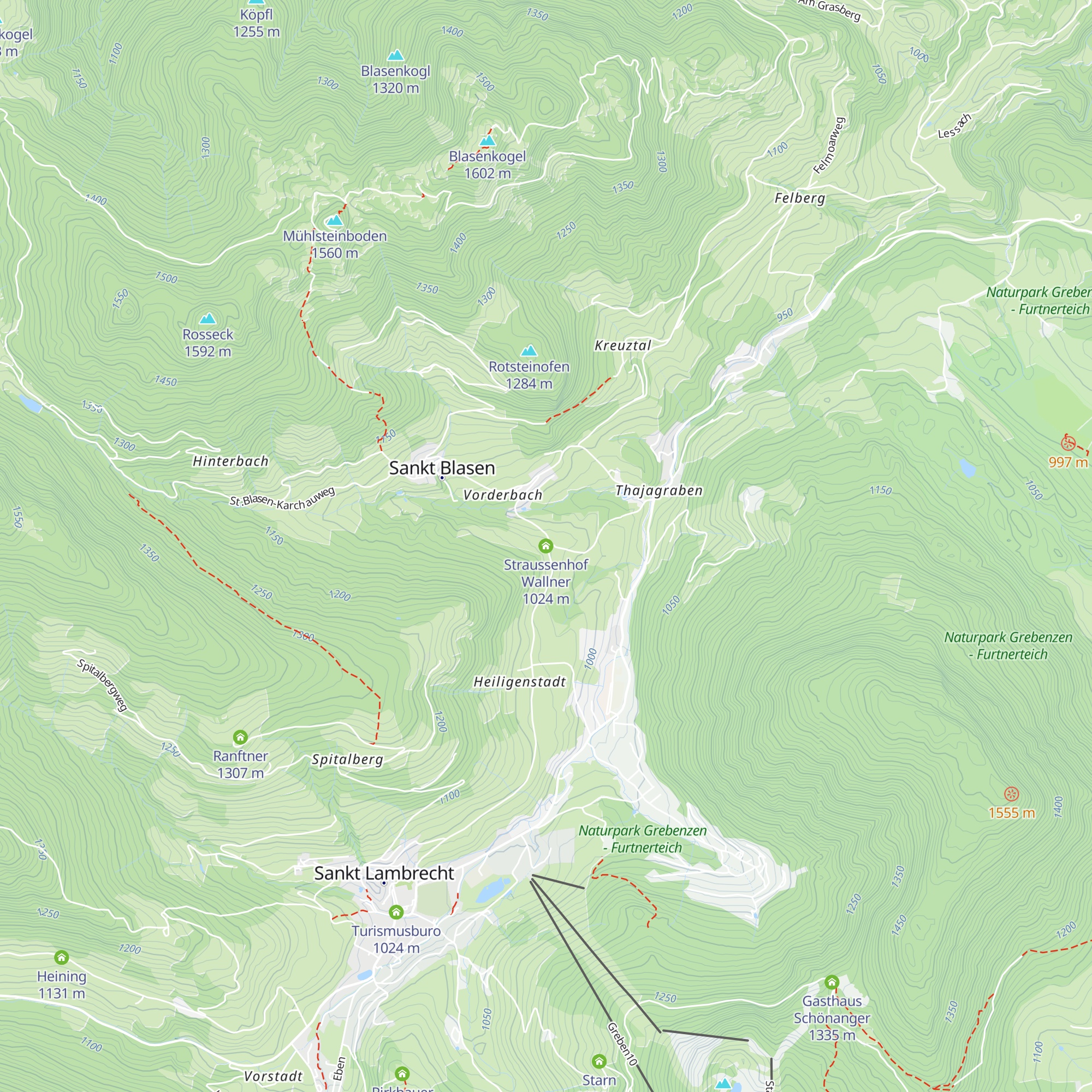 Straussenhof Wallner map
