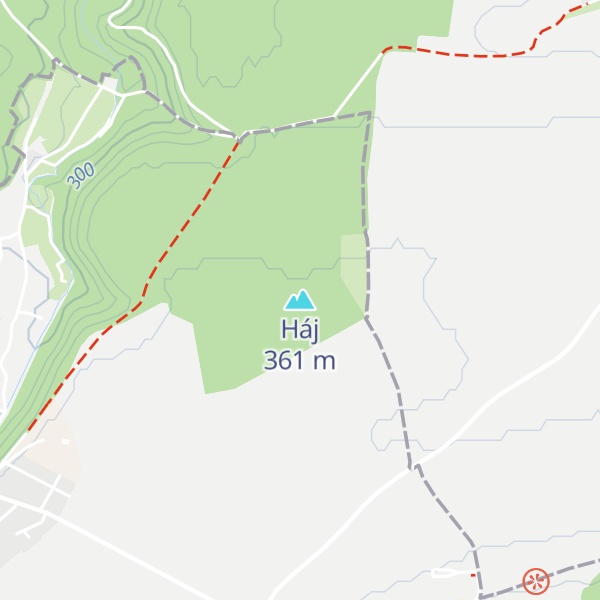 Map of Háj