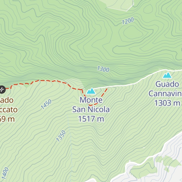 Map of Monte San Nicola