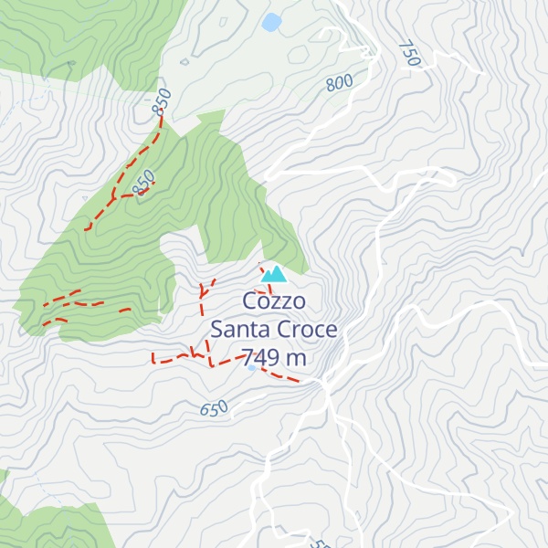 Map of Cozzo Santa Croce