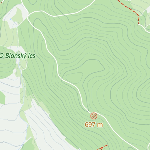 Map of Haberský vrch