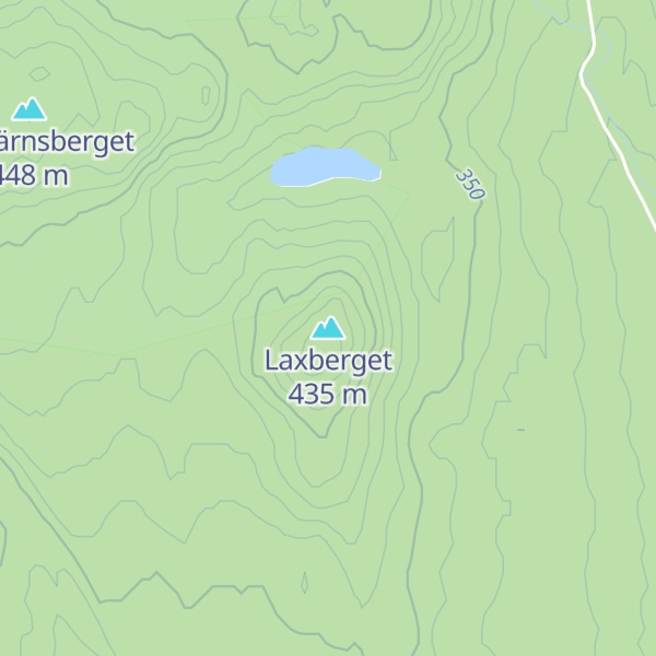 Map of Laxberget