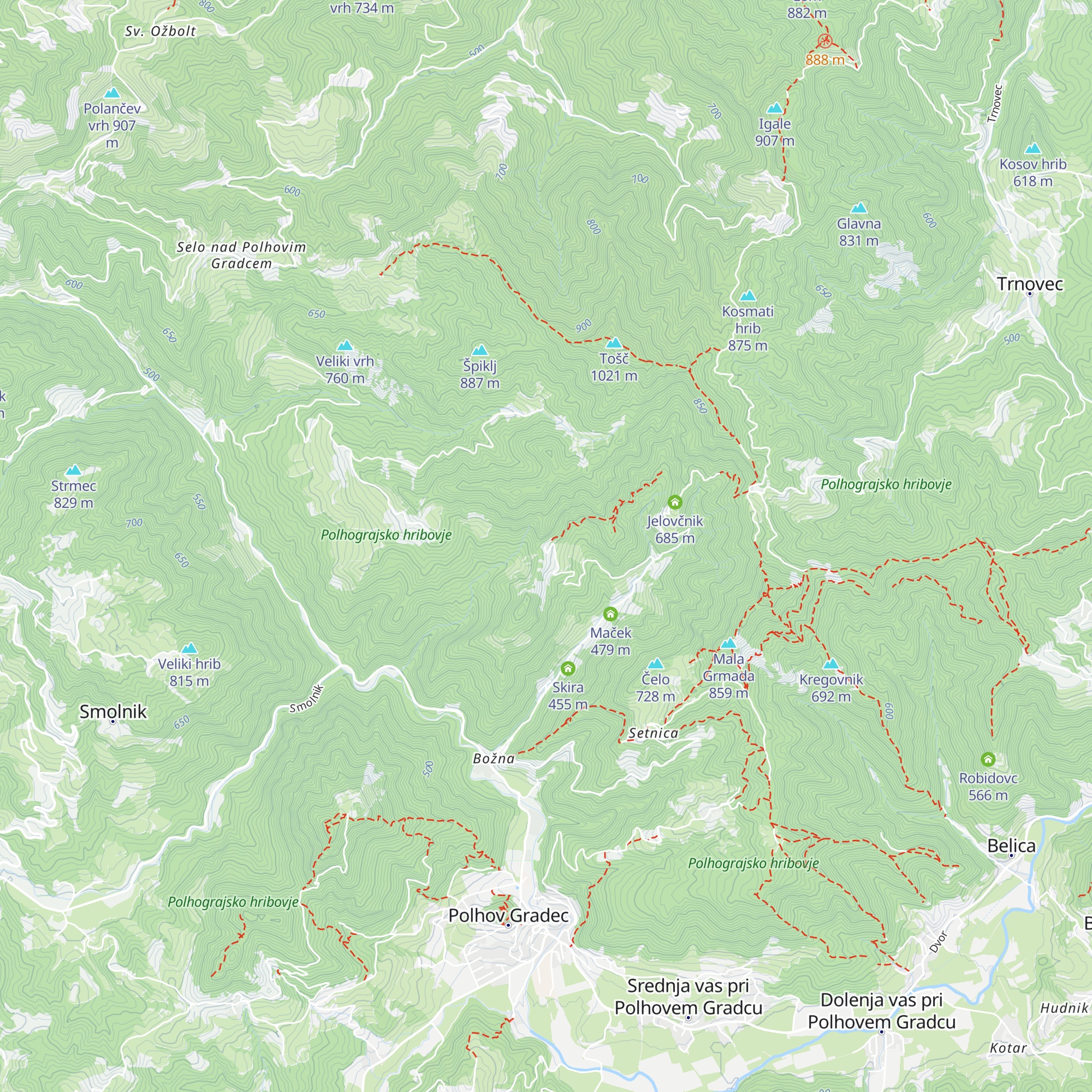 Štirmas map