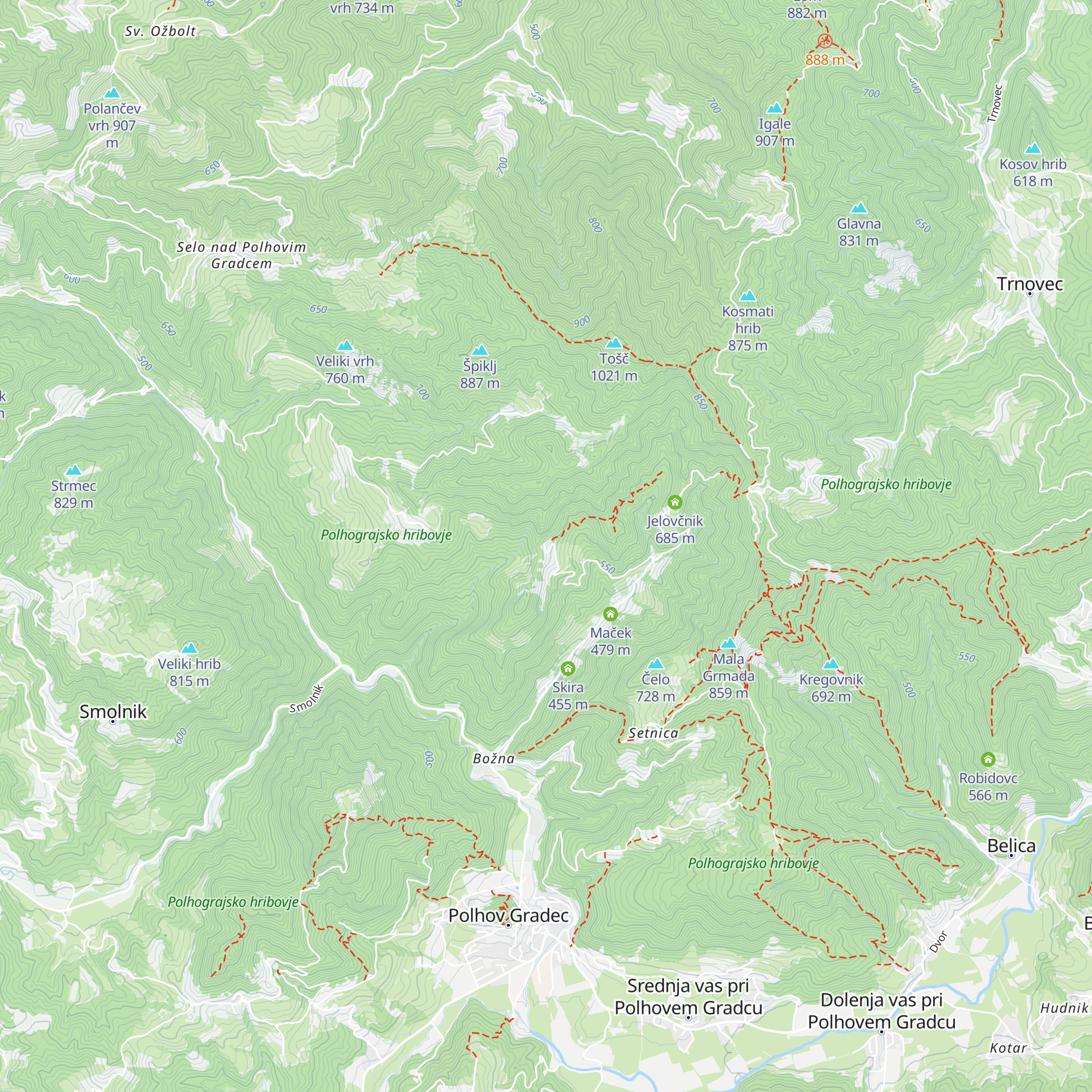 Štirmas map