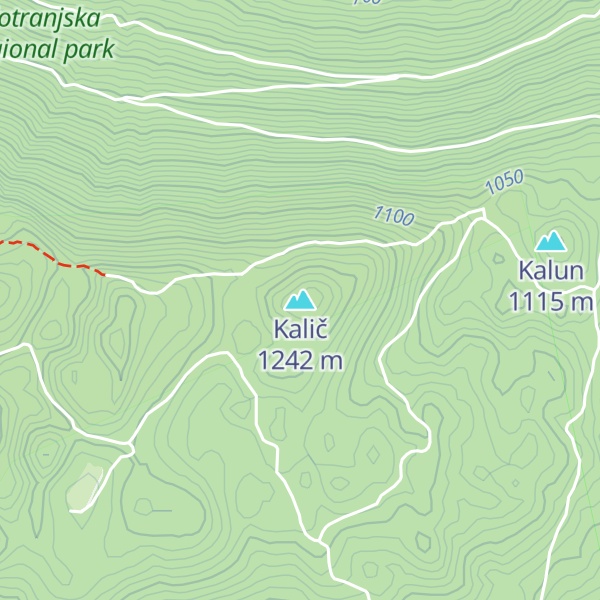 Map of Kalič