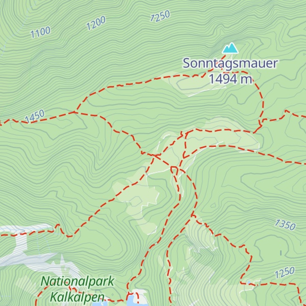 Map of Feichtauhütte