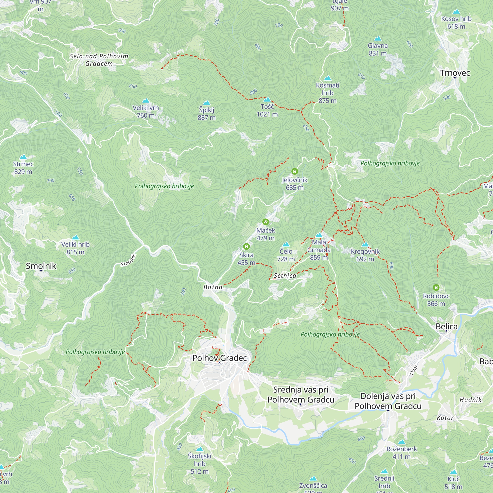Skira map