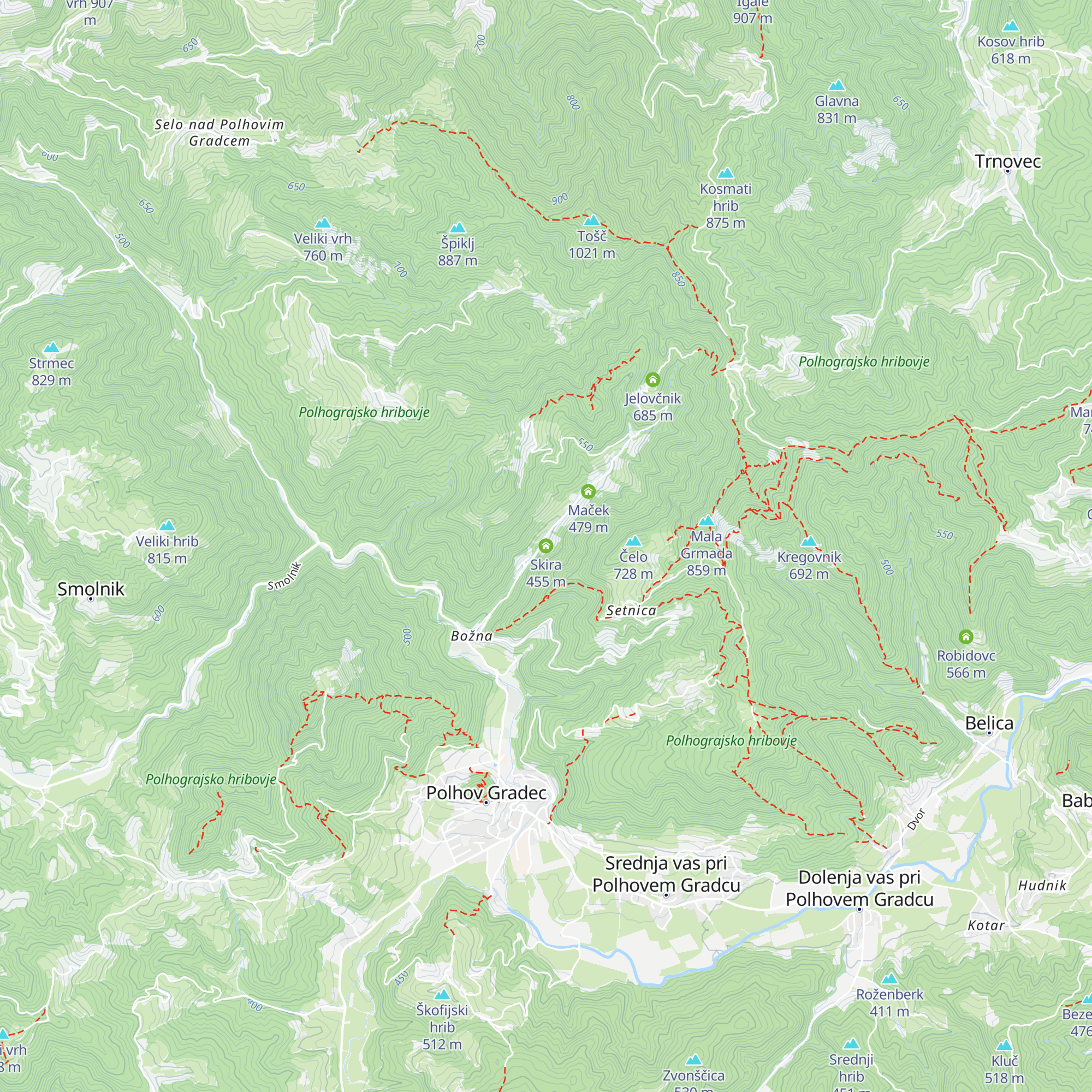 Skira map
